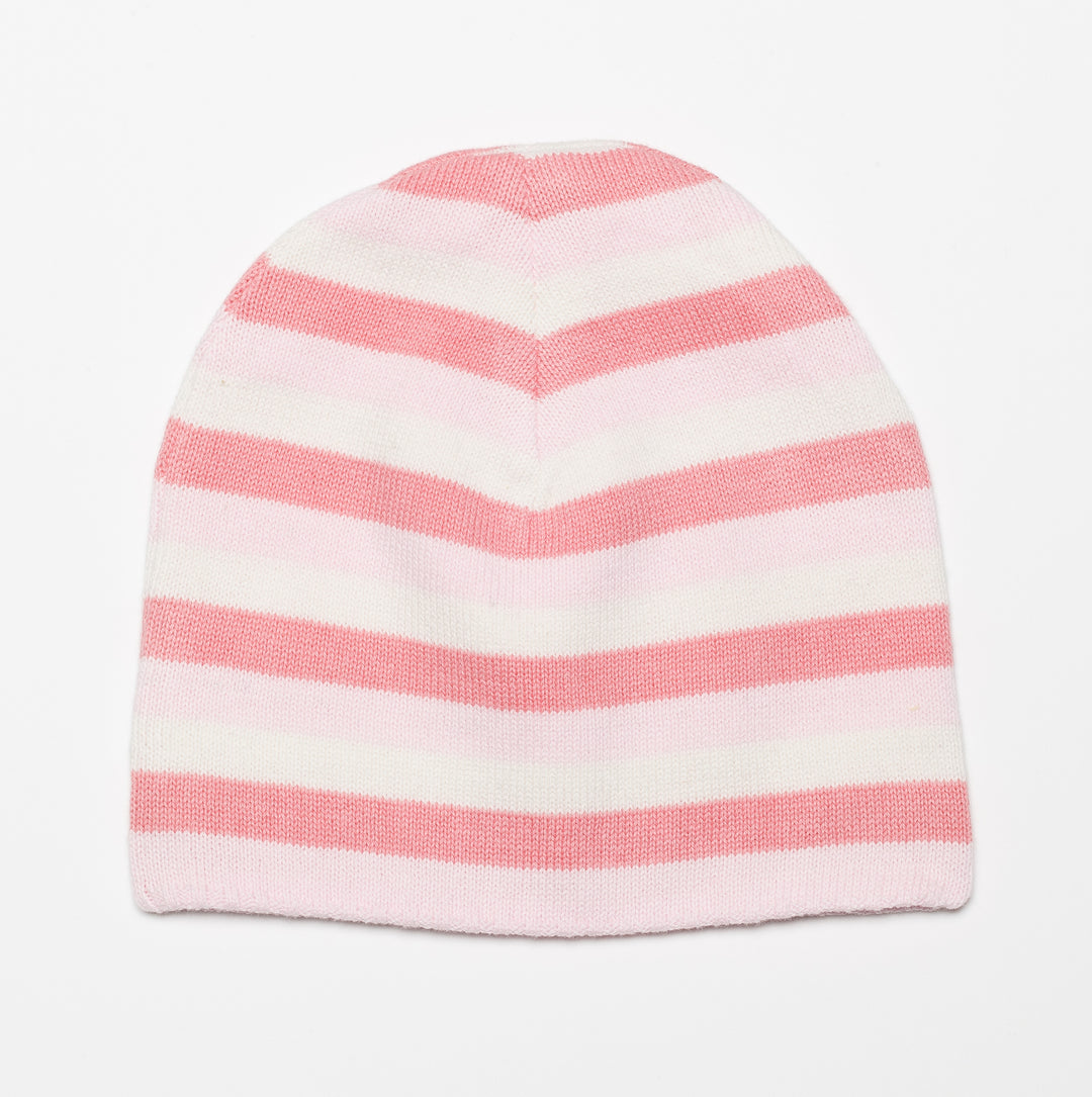 Pink Stripe Reversible Hat