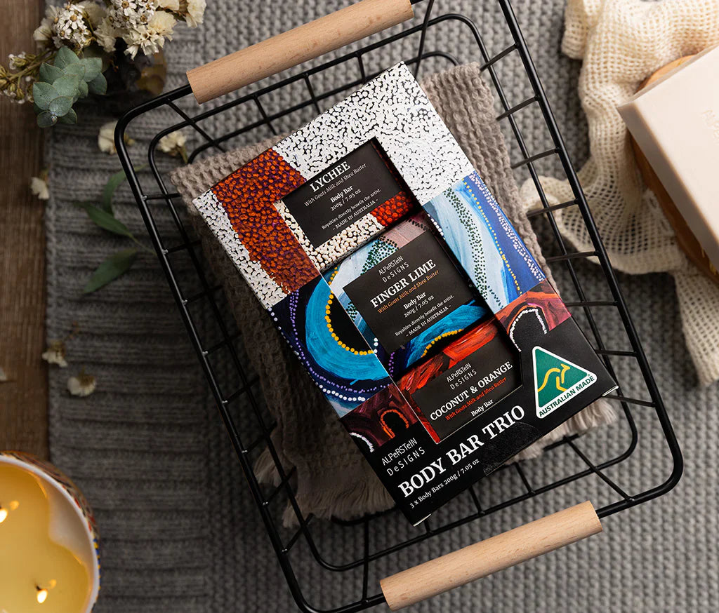 Australian Made Body Bar Soap Trio by Alperstein Desings