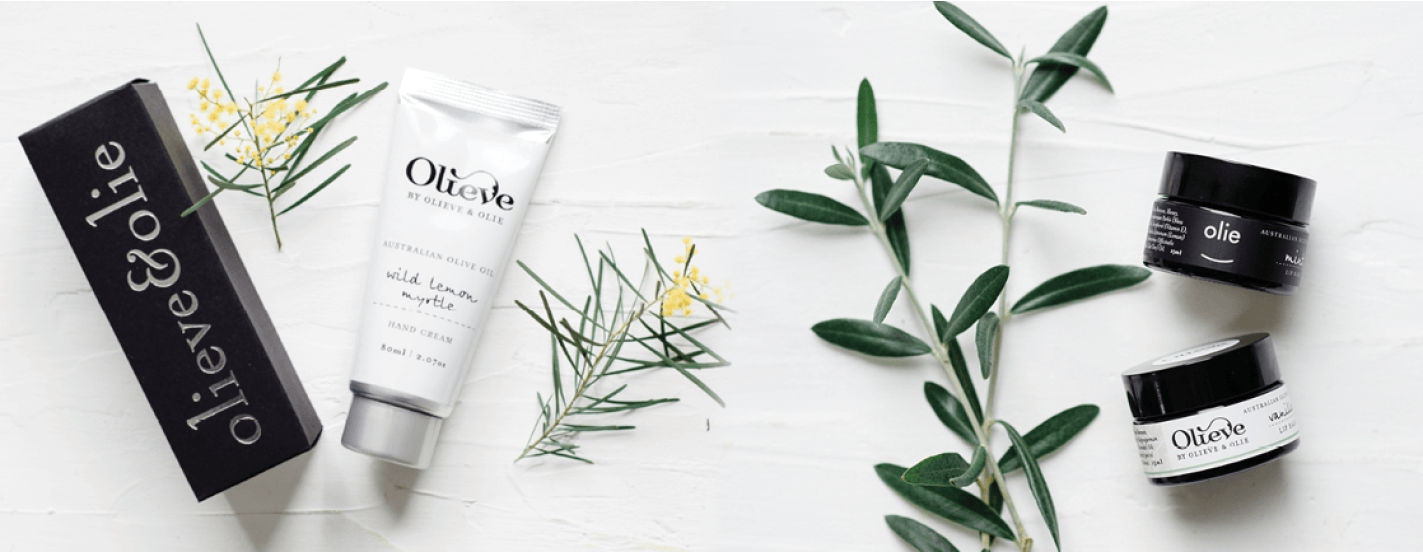 Olieve & Olie Body Products available at Nest Homewares & Gifts