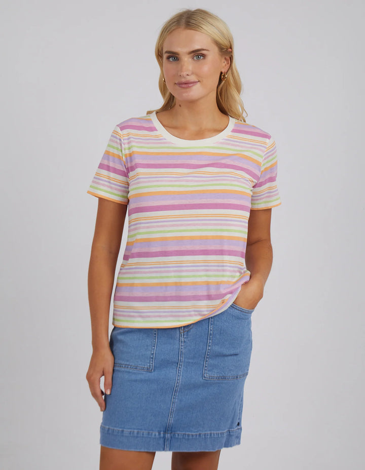 Elm Sorbet Tee - Stripe