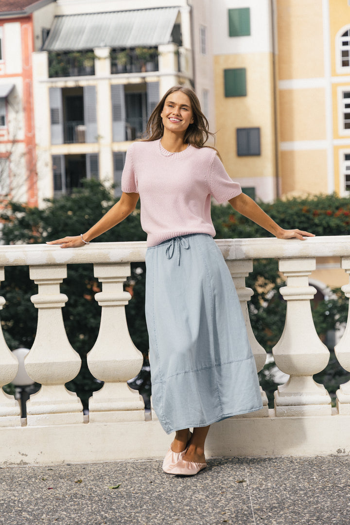 Foxwood Fresco Skirt - Light Blue