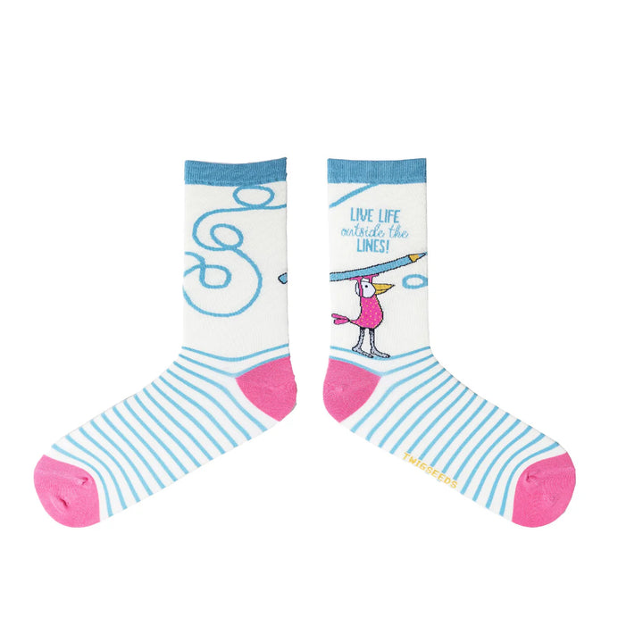 Twigseeds Socks - Outside the Lines