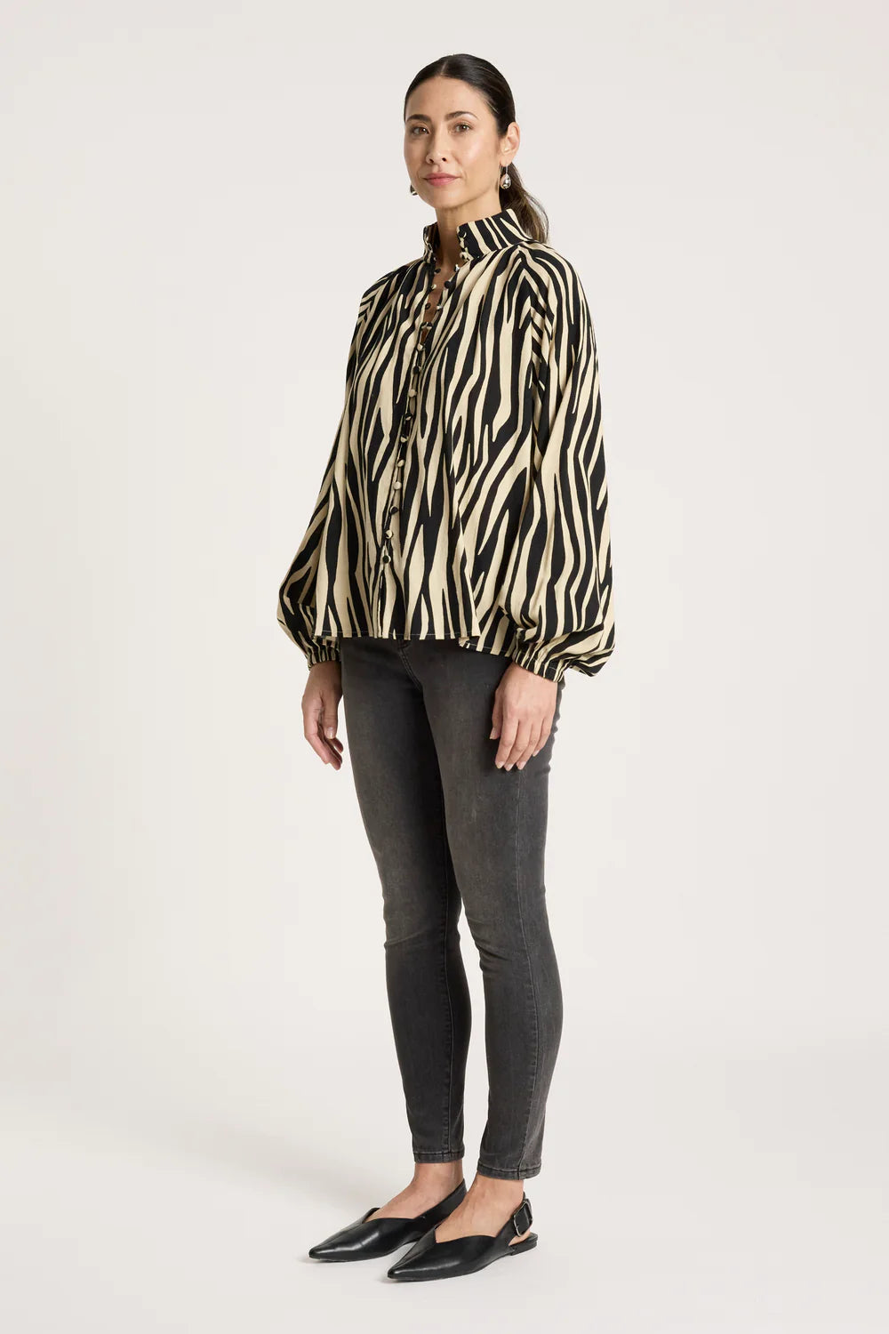 Bajau Button Shirt - Savanna