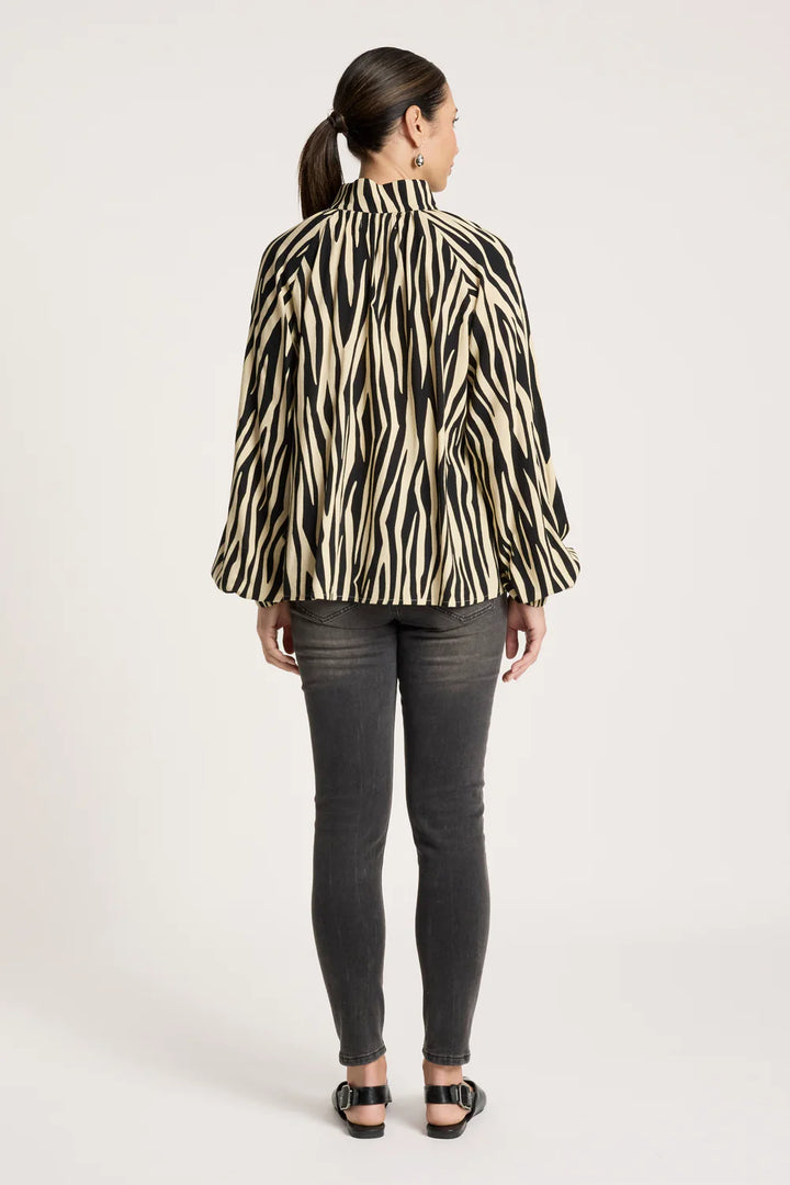 Bajau Button Shirt - Savanna