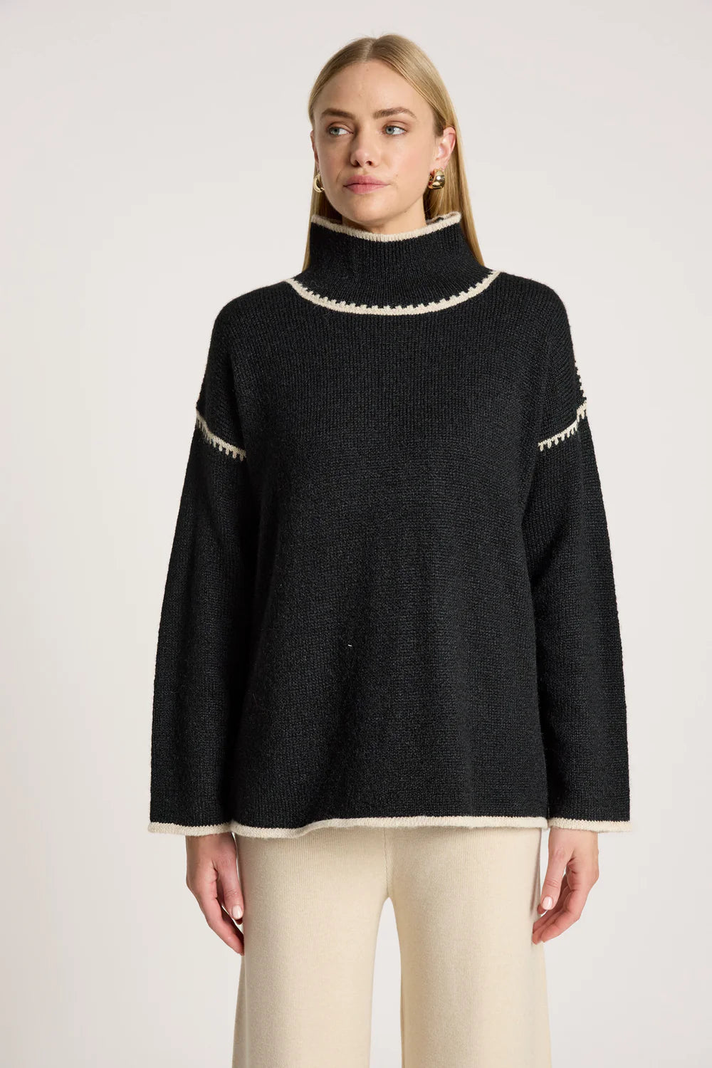 Orin Jumper - Black / Dune