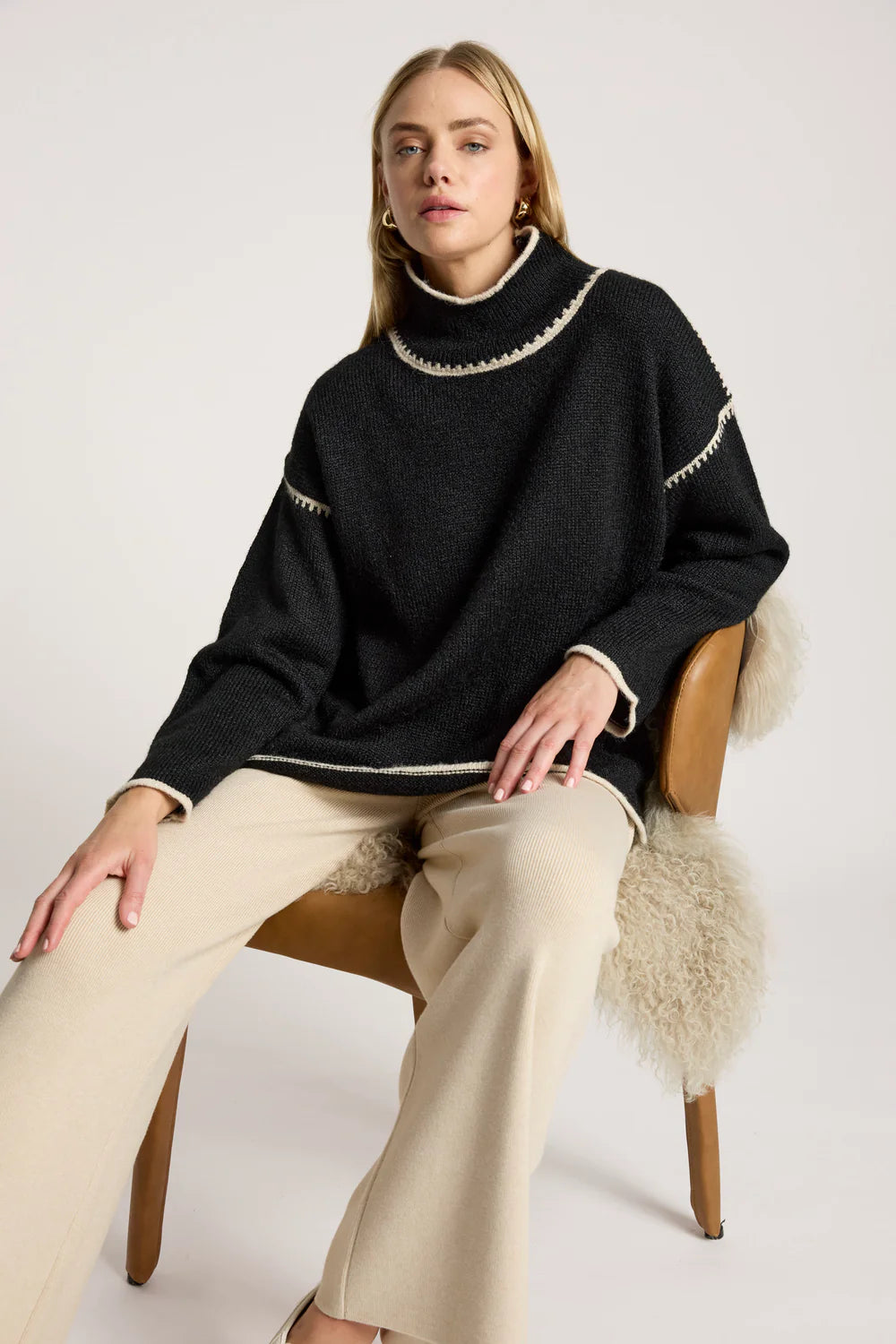 Orin Jumper - Black / Dune