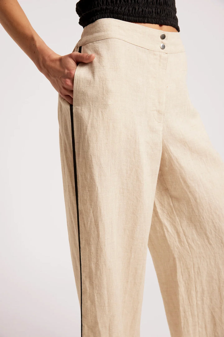Maris Splice Pant- Tusk / Black
