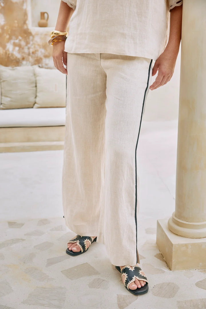 Maris Splice Pant- Tusk / Black