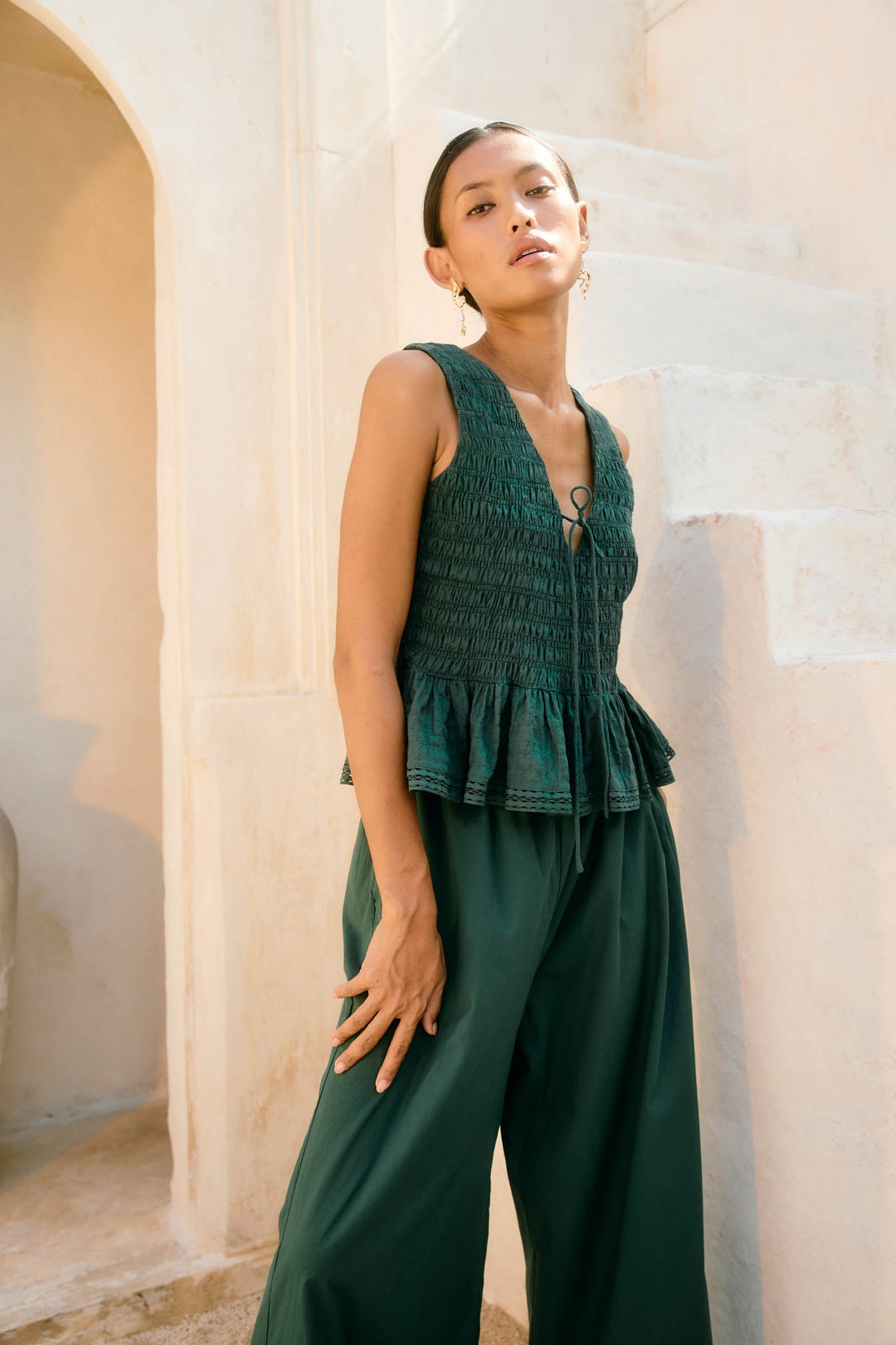 Aurora Pant - Myrtle