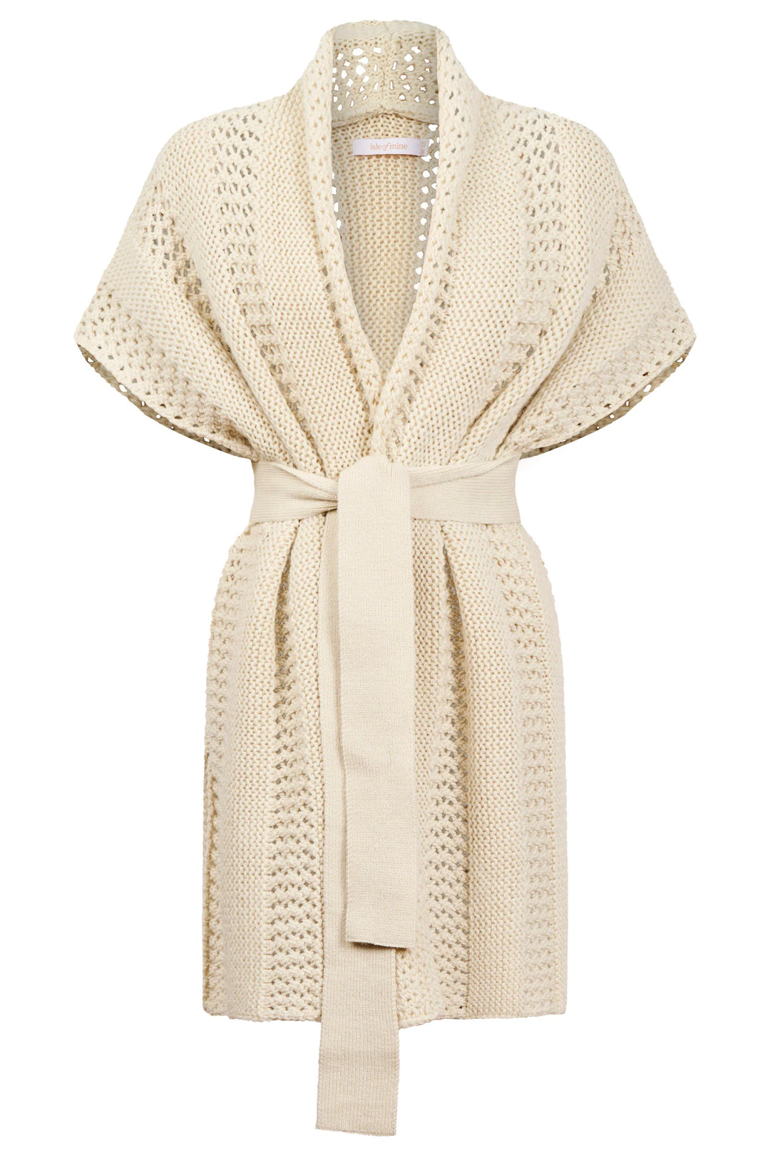 Luna Relaxed Knit Vest - Ivory