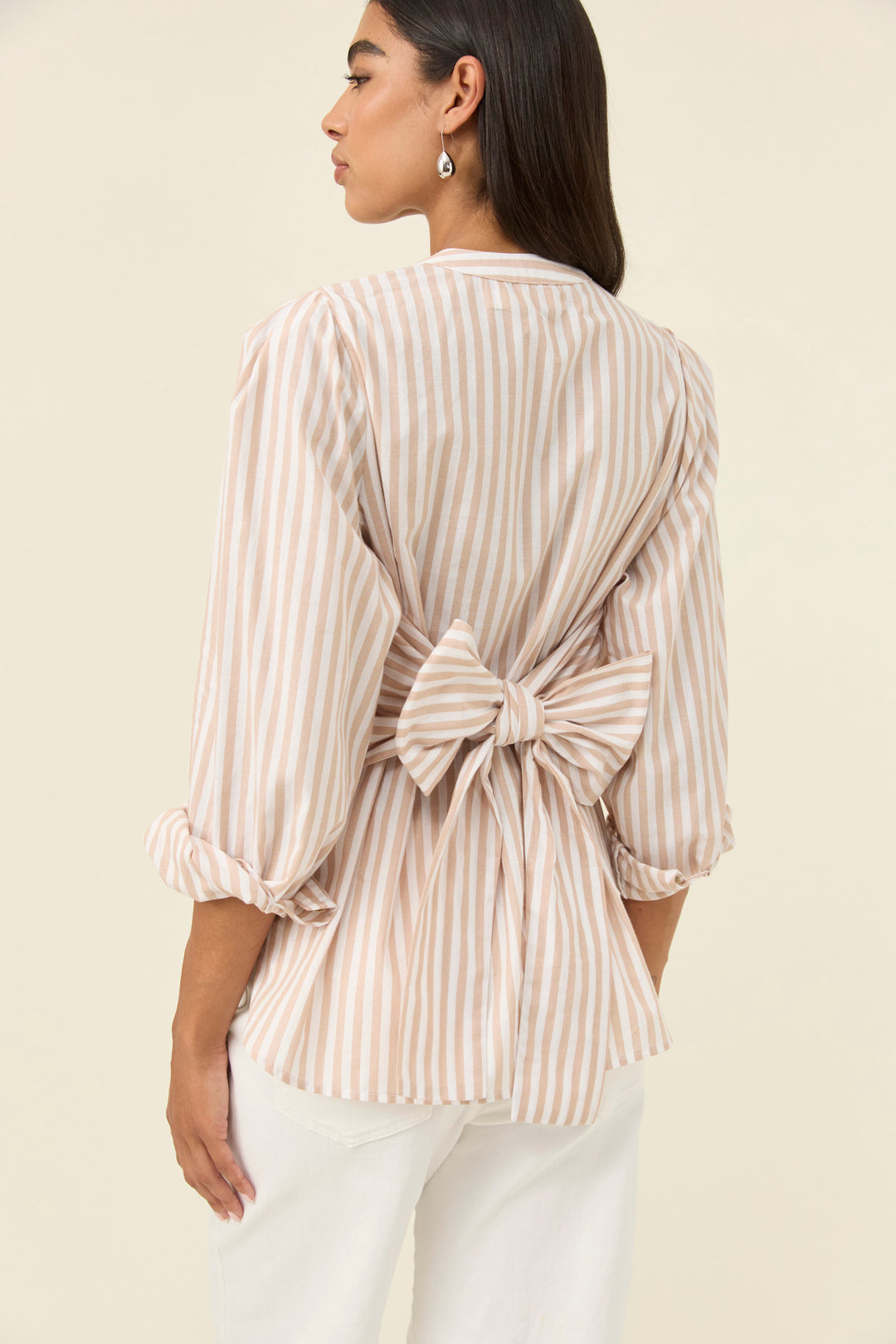 Quinn Wrap Shirt - Stone