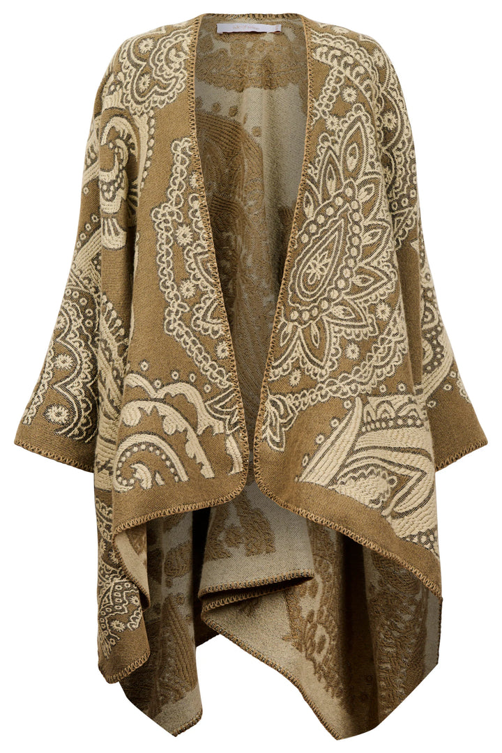 Lucia Cape - OSFA - Stone Paisley