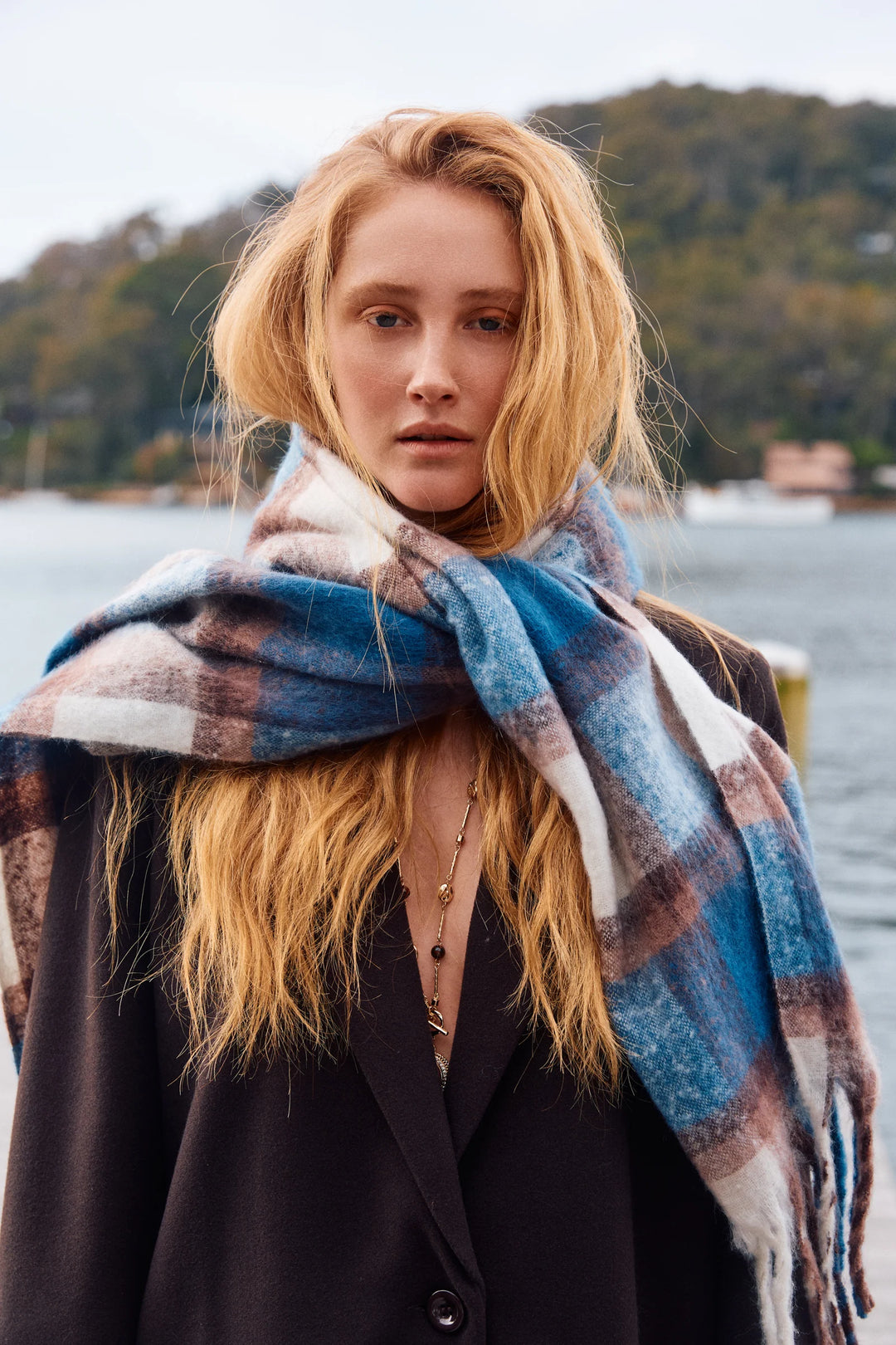 Sloane Check Scarf