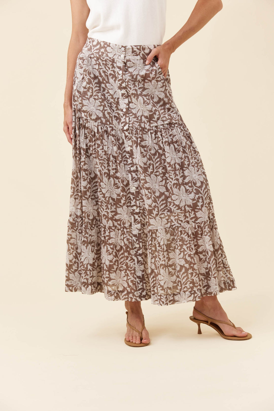Wilma Skirt - Taupe