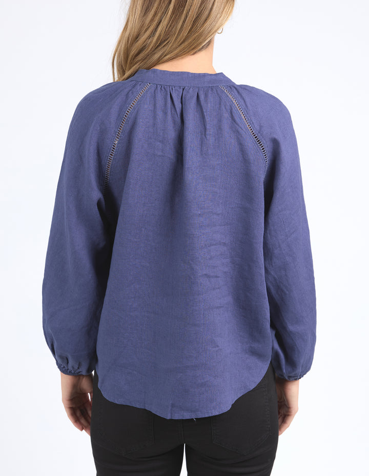 Foxwood Sardinia Blouse - Deep Blue