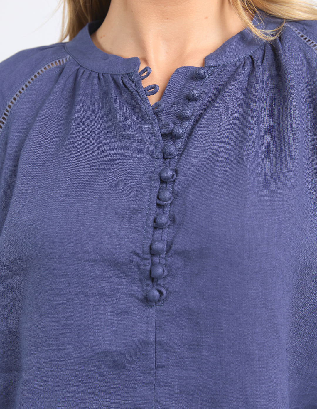 Foxwood Sardinia Blouse - Deep Blue