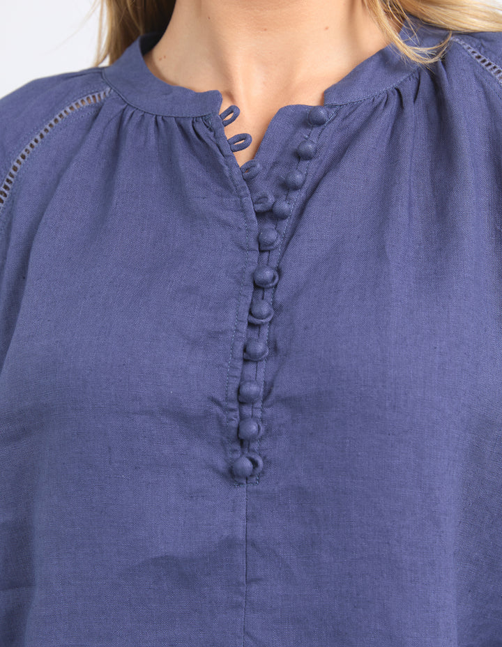 Foxwood Sardinia Blouse - Deep Blue