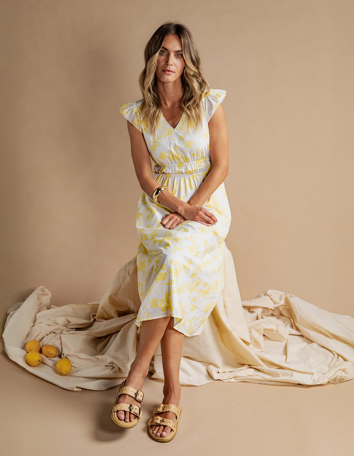 Foxwood Sierra Dress - Lemon
