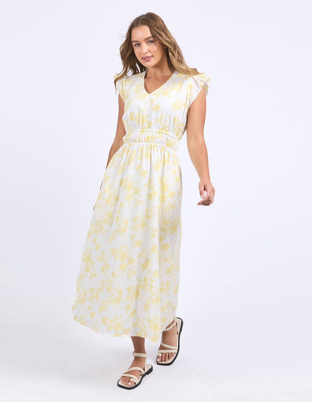 Foxwood Sierra Dress - Lemon