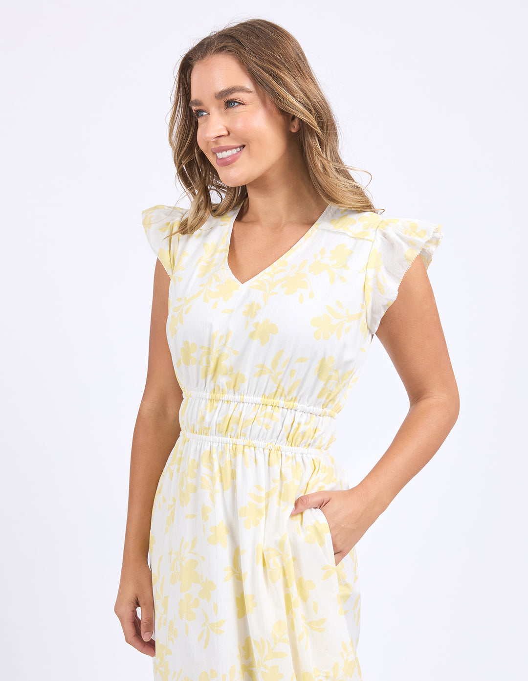 Foxwood Sierra Dress - Lemon