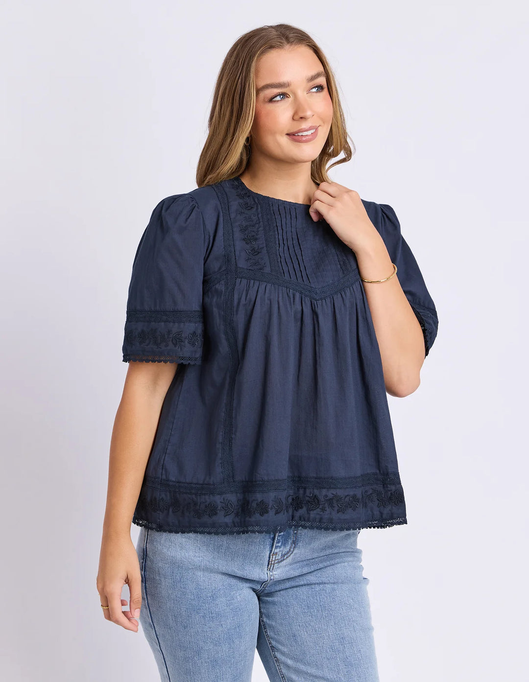 Foxwood Juna Top - Navy