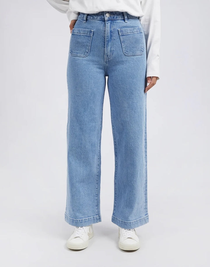Sarah Wide Leg Jean - Light Blue