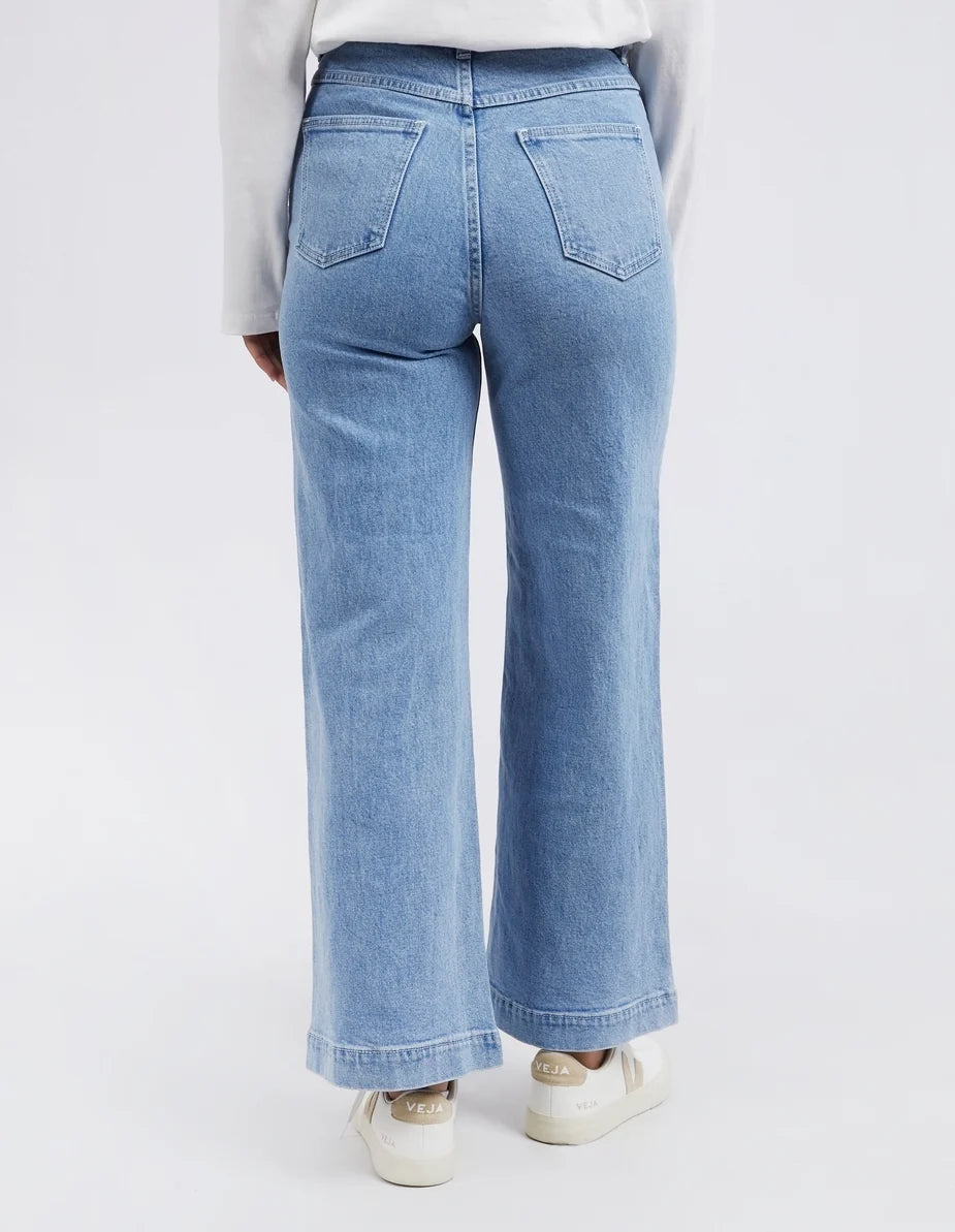 Sarah Wide Leg Jean - Light Blue