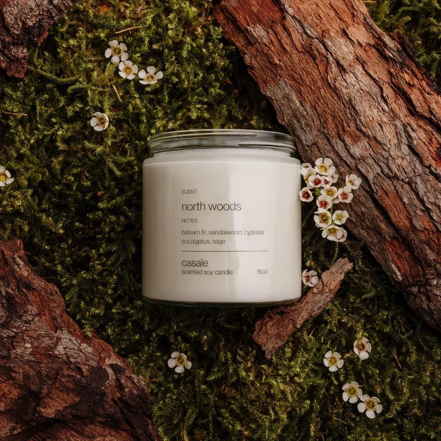 North Woods Double Wicked Soy Candle (16oz / 453g)