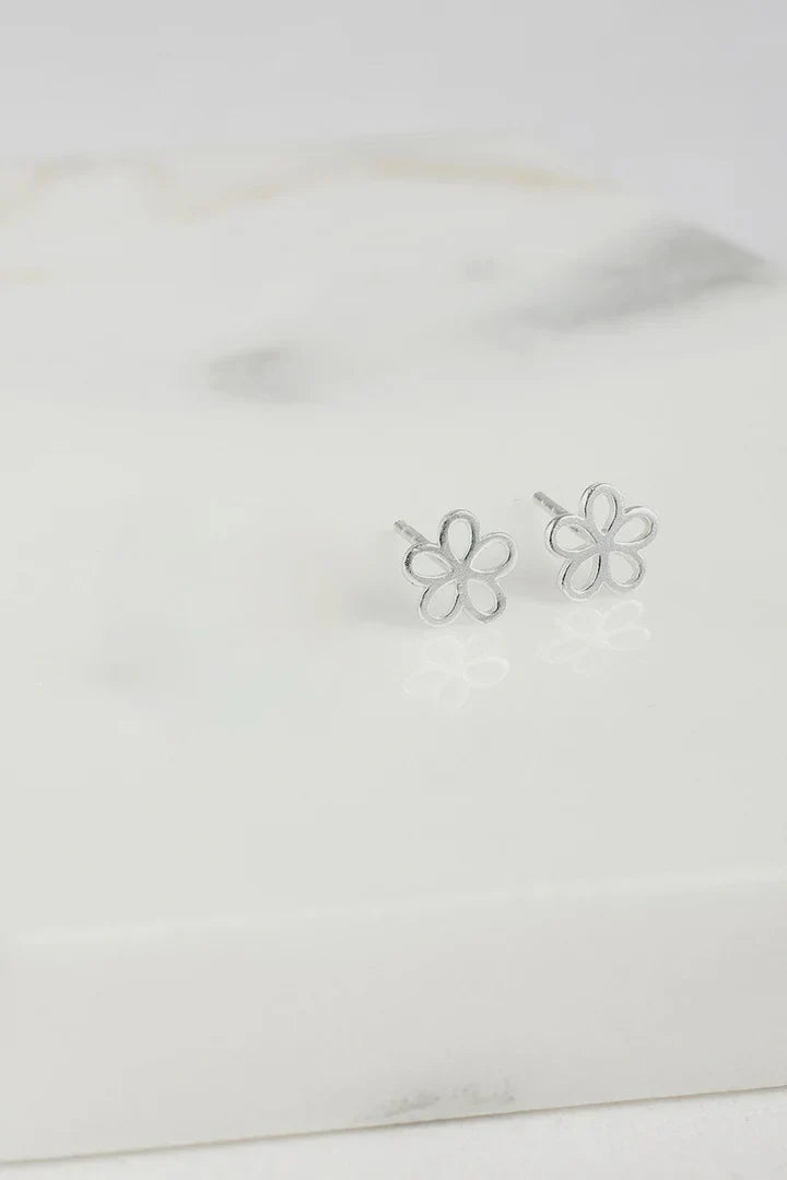 Flower Stud - Silver - Mini Stud