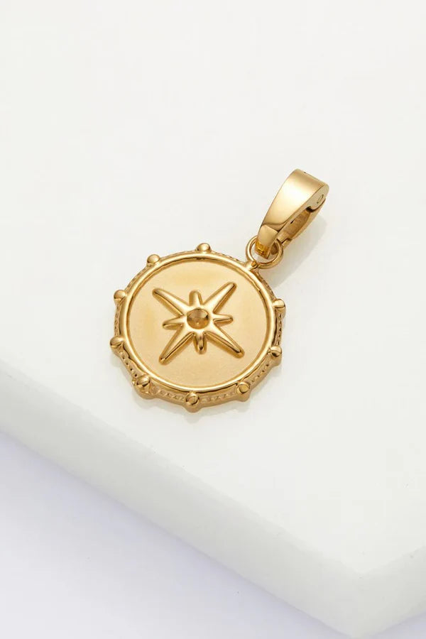 Compass Charm - Gold - Charm