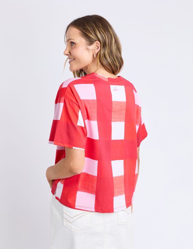 Elm  Edin Tee - Poppy Red