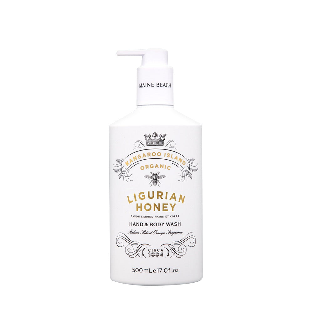 Organic Ligurian Honey Hand & Body 500ml Combo