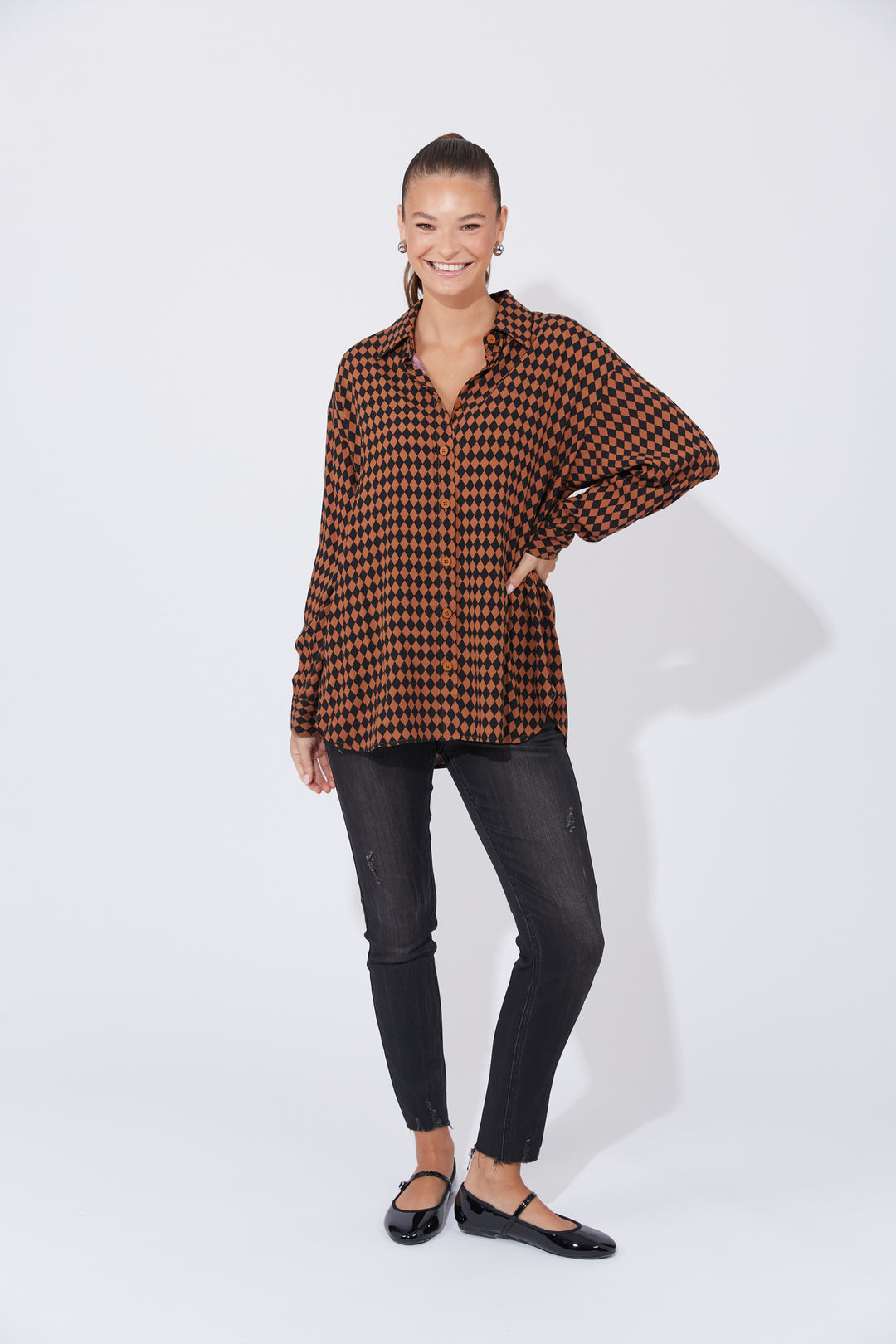 Casablanca Shirt - Kohl/Dune