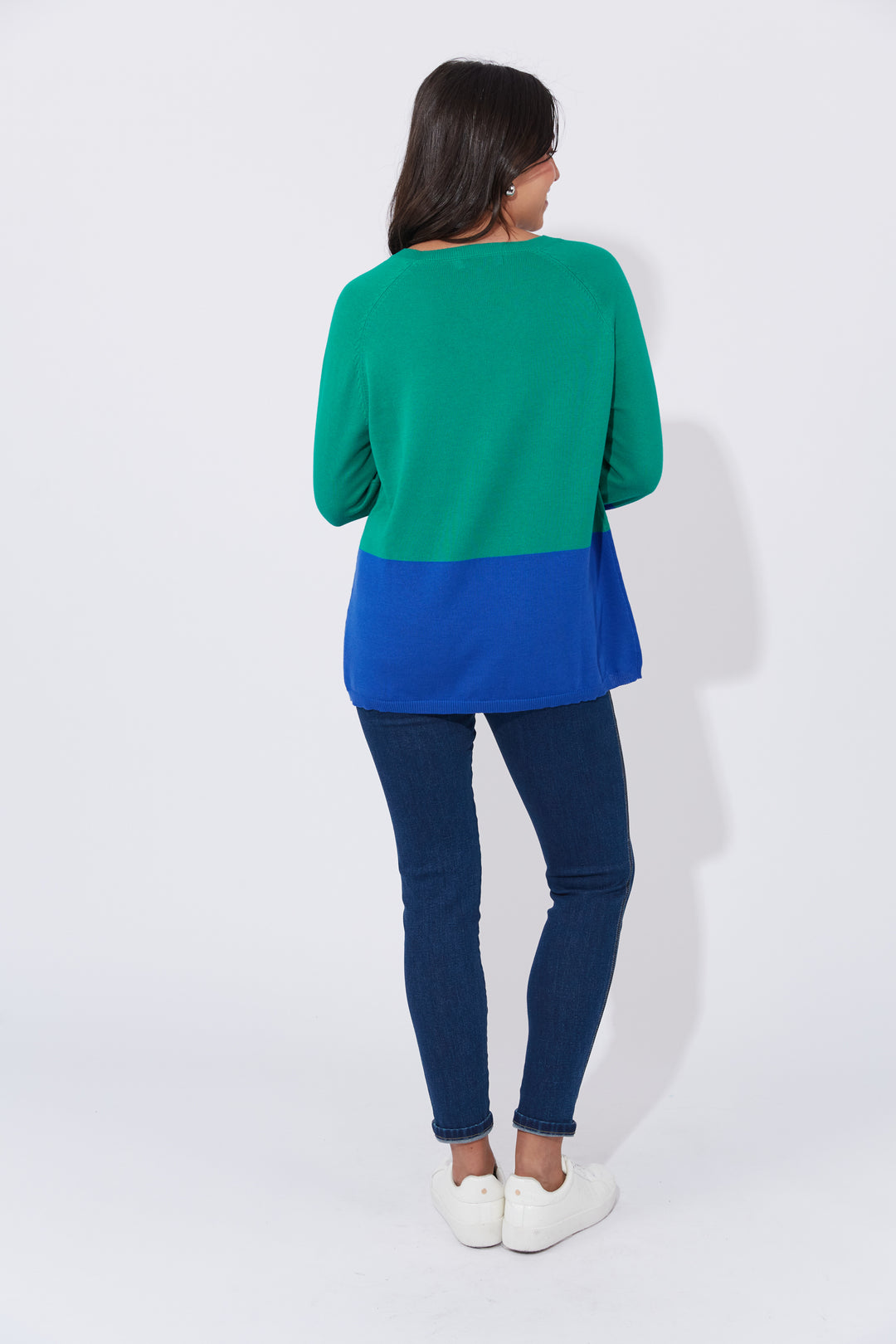 Casablanca Block Knit - Blue / Oasis
