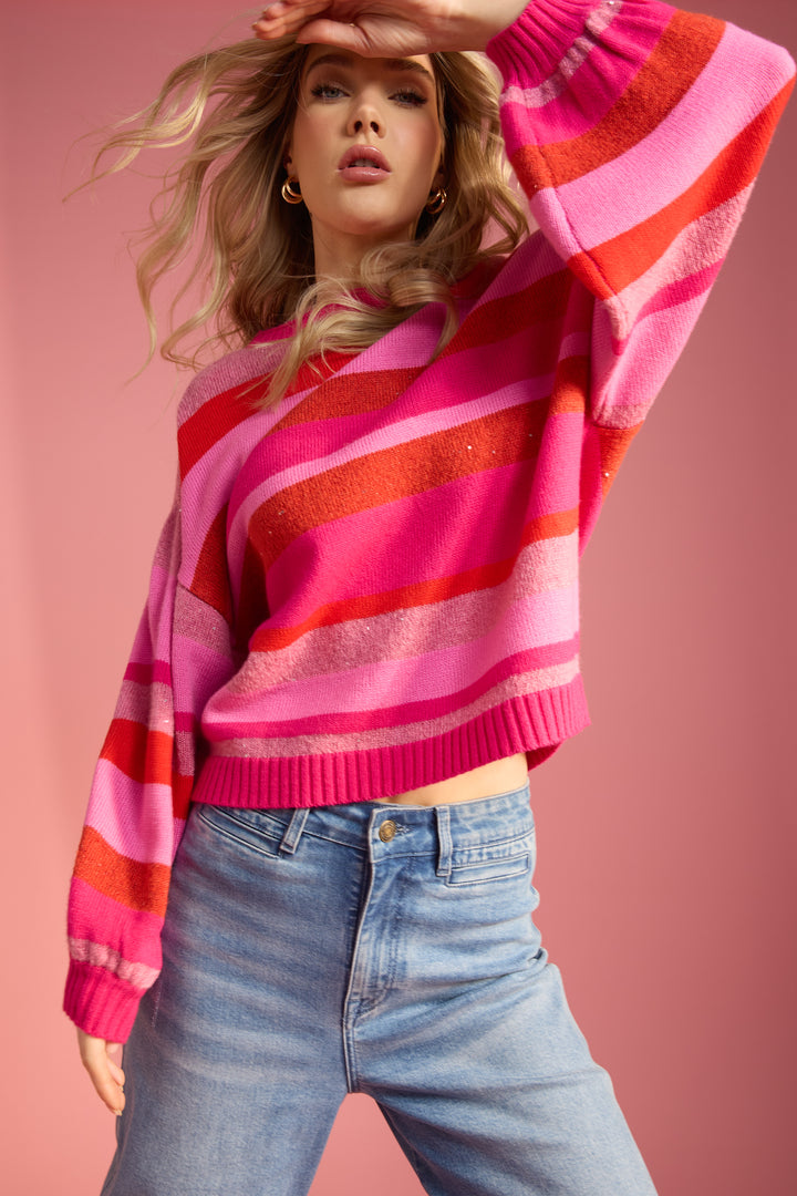 Yuma Jumper - Chilli / Pink