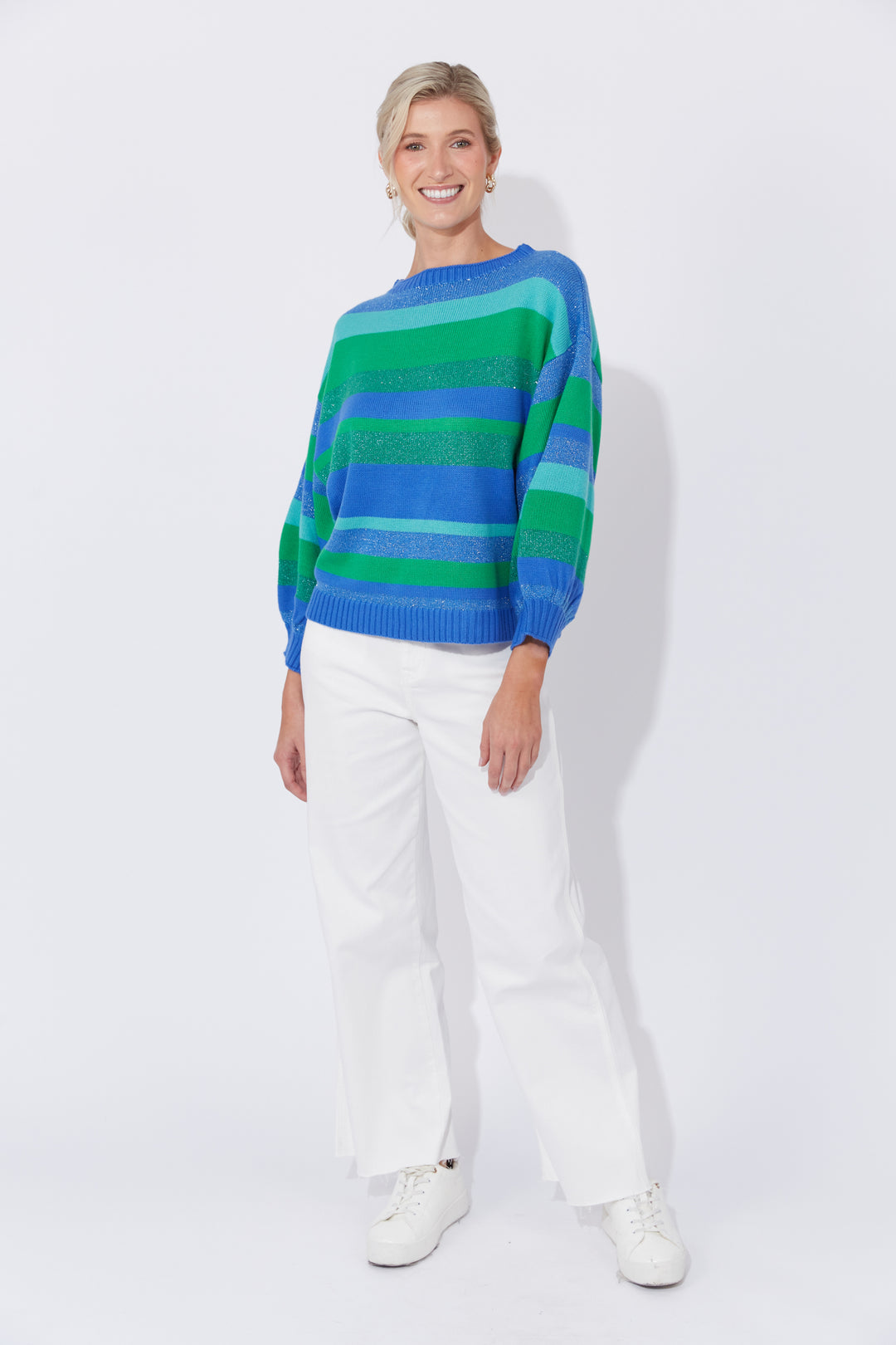 Yuma Jumper - Blue / Oasis