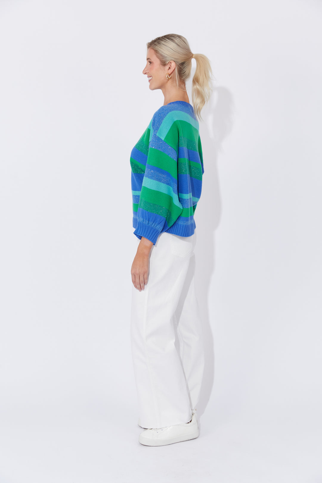 Yuma Jumper - Blue / Oasis