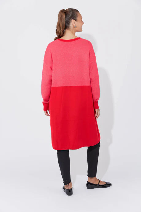 Cyprus Cardigan OSFA - Chilli / Pink