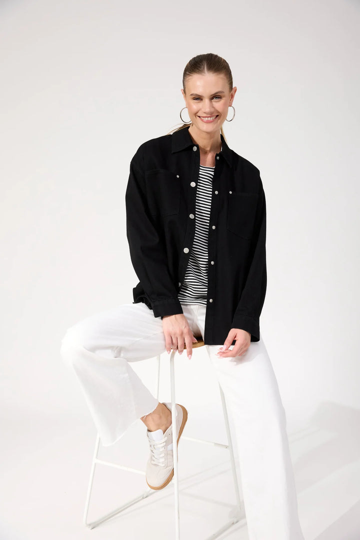 Denver Denim Shirt - Black