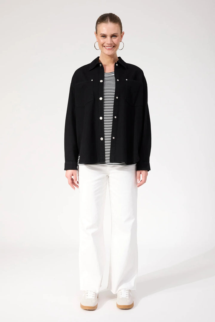 Denver Denim Shirt - Black