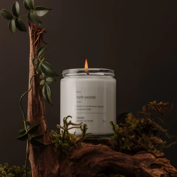 North Woods Single Wicked Soy Candle (8oz / 226g)