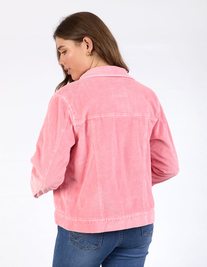 Elm Fleur Cord Jacket - Charm Pink