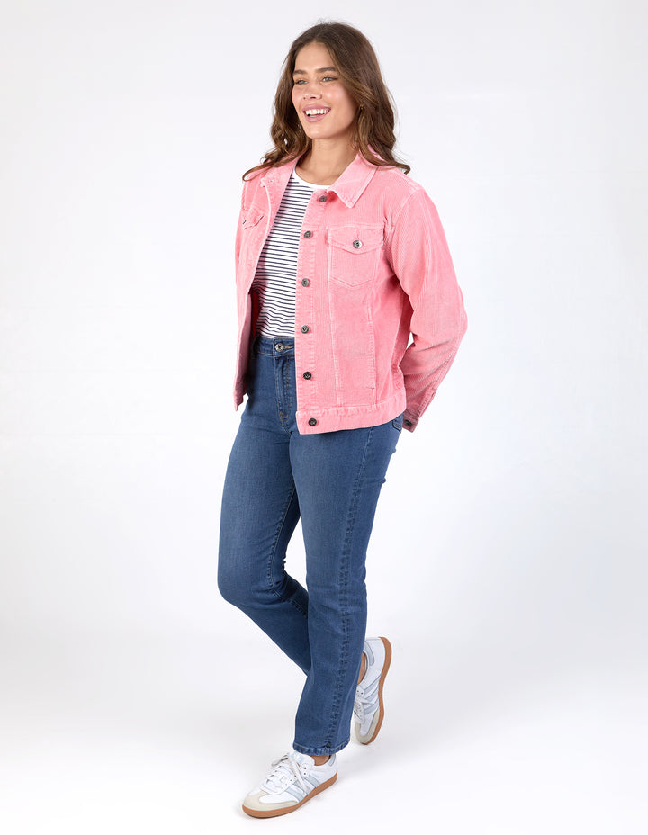 Elm Fleur Cord Jacket - Charm Pink