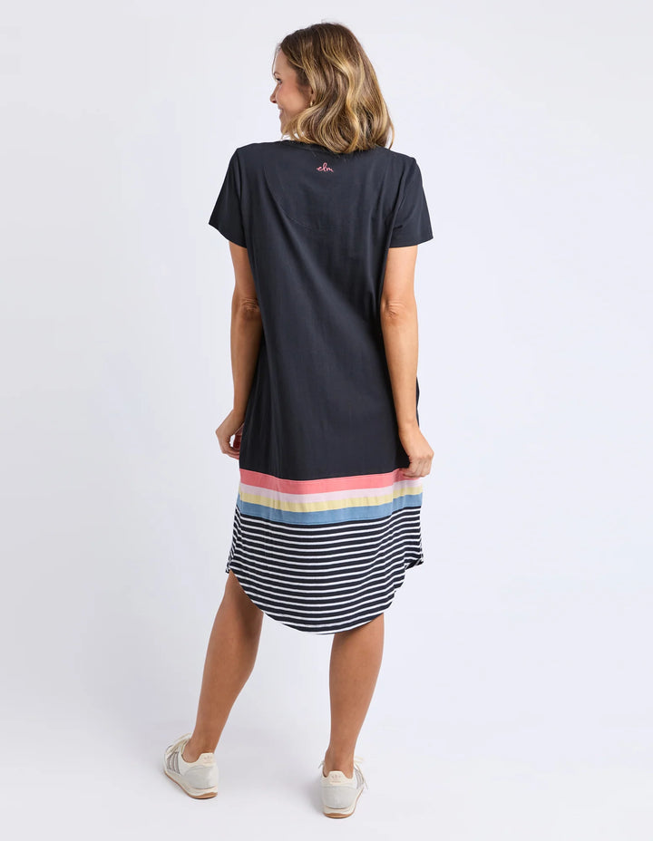 Terra Tee Dress Washed Black