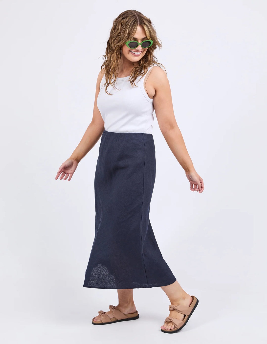 Elm Eleni Skirt -Navy