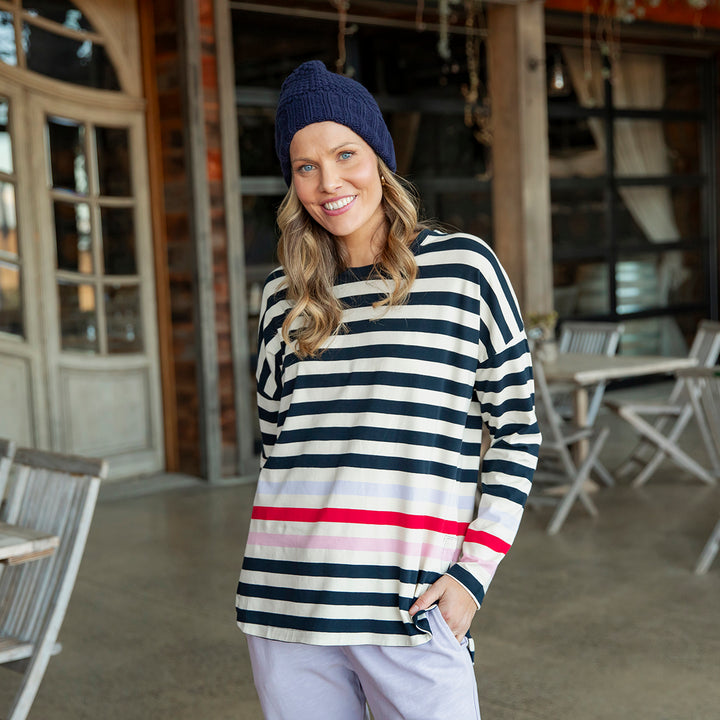 Retreat Long Sleeve Tee - Multicoloured
