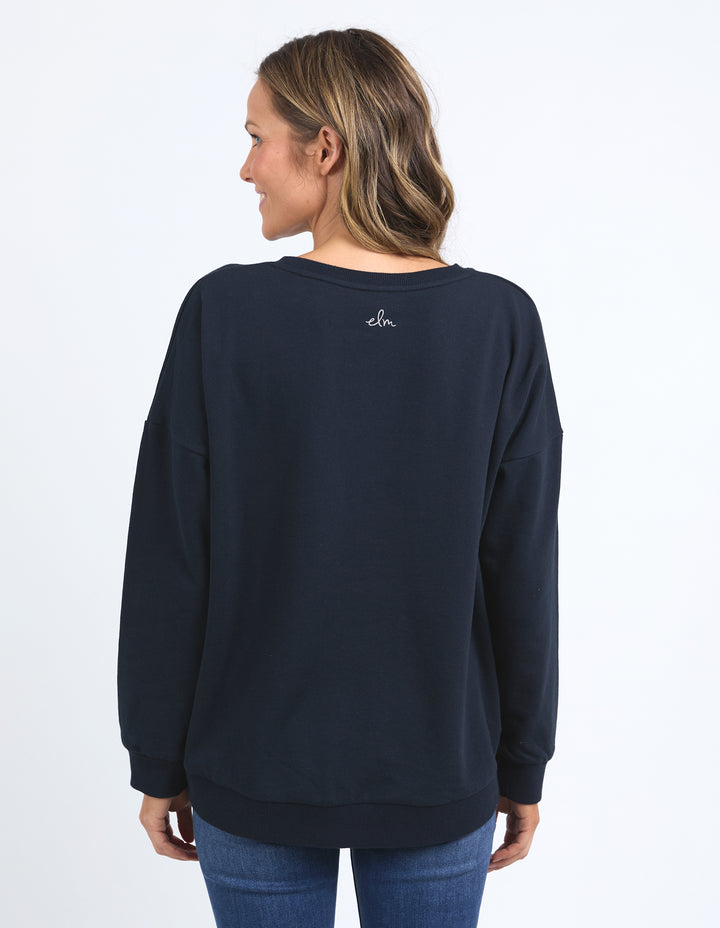 Elm Dash Crew - Navy