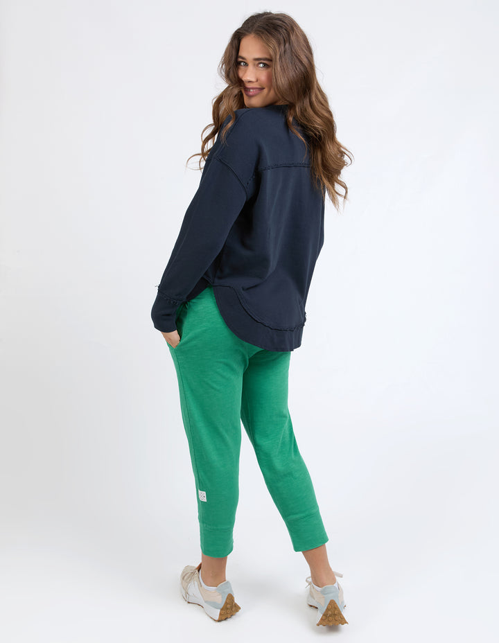 Elm Madeleine Stamer Crew - Navy