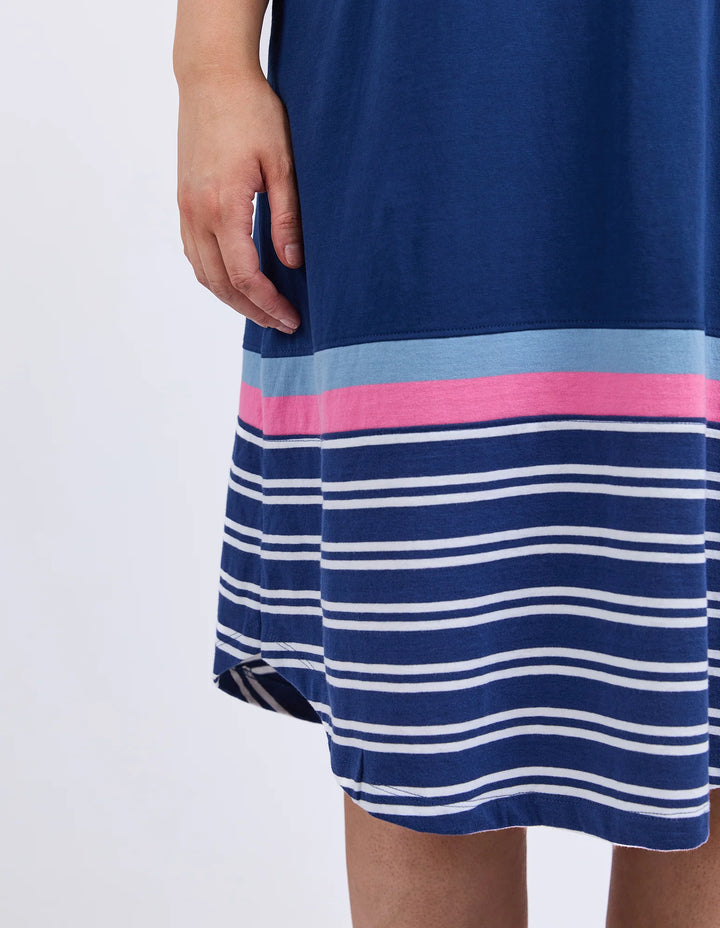 Elm Sylvia Tee Dress -Blue Depths
