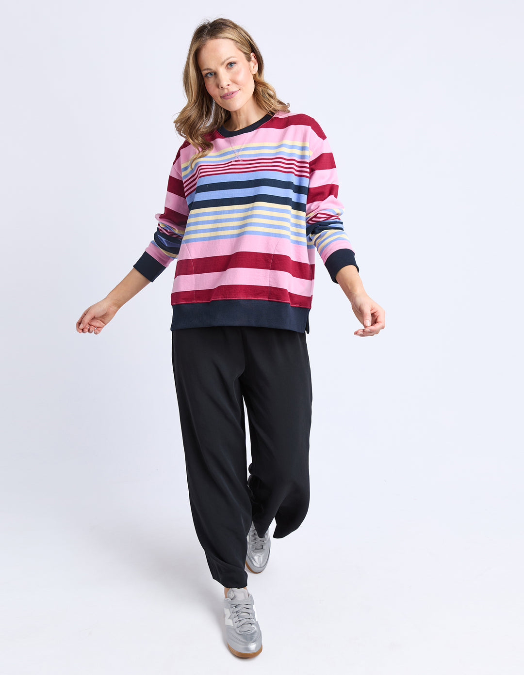 Elm Alva Stripe Crew